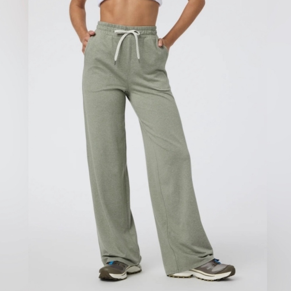 Vuori Sage Green Wide Leg Pants